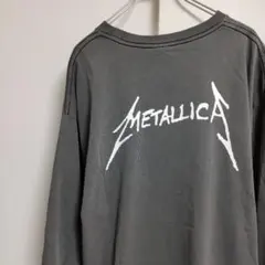 METALLICA メタリカ ロンT バンドT ビッグシルエット LL グレー