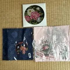 ハンカチ　和柄　3枚セット　未使用