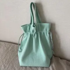 JNhearts バイカラー メッシュ トート 巾着バッグ サブバッグ - メルカリ