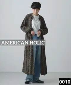 0010 AMERICAN HOLIC エコベロアソートギャザーワンピース