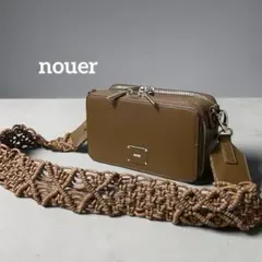 ヌエール nouerコンパクト(ウォレット)ショルダーバック　ブラウンのサムネイル