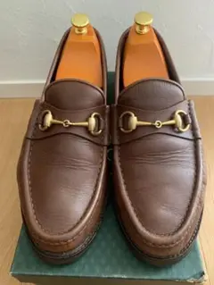 ヴィンテージ GUCCI ホースビットローファー モカシン