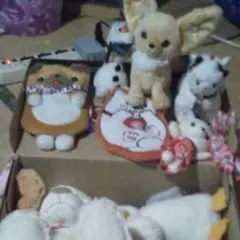 ぬいぐるみtoがま口まめ柴他ポーチto動物ぬいぐるみ全部まとめて９点