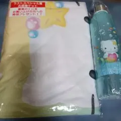 サンリオ当たりくじ　キティ　お昼寝ケット　ラストスペシャル賞　ウォーターボトルのサムネイル