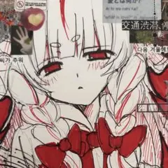 オリジナル アナログイラスト 萌え絵 ポストカード