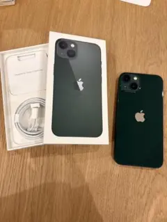 Apple iPhone 13 グリーン 本体 充電ケーブル付き