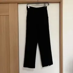 センタープレスパンツ スリット入り