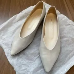 【23.5cm】JELLY BEANSポインテッドトゥ フラットパンプス