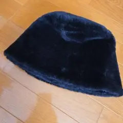 ブラック ファー バケットハット
