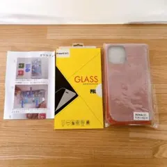 iPhone12/12ProMax ガラスフィルム・手帳型ケース セット