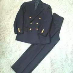 【ポロバイラルフローレン】紺ブレ 金ボタン ダブル ネイビー 入学式 卒園式