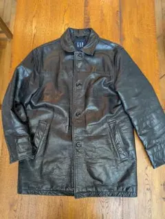 希少 OLDGAP 90s レザー　カーコート　S 野村訓一