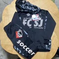 soccer junky ジャージ上下セット ブラック