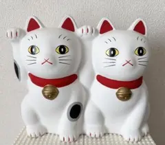 輪葉葉招き猫 ベストとマフラー猫 - メルカリ
