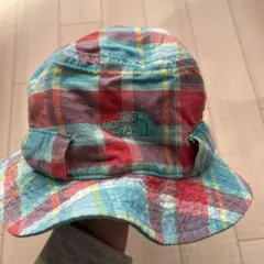 THE NORTH FACE キッズ バケットハット チェック柄