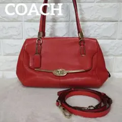 COACH マディソン ハンドバッグ ショルダーバッグ ターンロック 2way