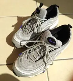 NIKE AIR MAX 97 シルバー パープル スニーカー