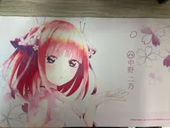 中野二乃　五等分の花嫁　プレイマット　ラバーマット　マウスパッド　サプライ