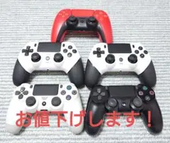PS4 純正　非純正　コントローラー　ジャンク品　4個セット