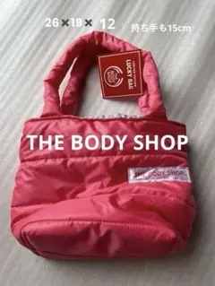 新品！タグ付き❣️THE BODY SHOP ピンク トートバッグ！まちもしっかりのサムネイル
