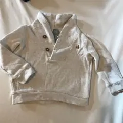 baby GAP 男女兼用　アイボリー白　無地　ベア　80センチ