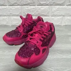 adidas ファルコン 23.5cm グリッター ショックピンク