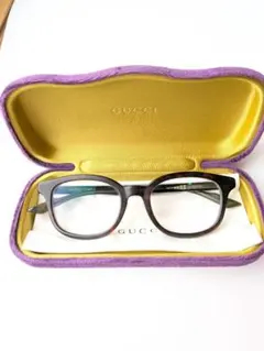 GUCCI メガネ GG 9104/J べっ甲柄 ウェリントン　伊達メガネ