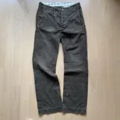 希少サイズ/anachronorm/コーデュロイパンツ/w38/アナクロノーム ANACHRONORM (アナクロノーム) STANDARD TUCK WIDE TROUSERS