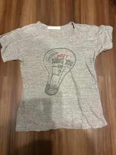 インパクティスケリー電球プリント Tシャツ グレー Lサイズのサムネイル