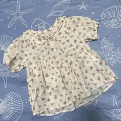 テータテート♡襟付き花柄ブラウス　　バースデイ、しまむら、プティマイン