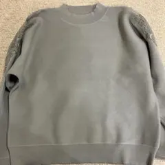 ウタオ　ニットプルオーバーＳサイズ　オーガンジー袖レース　新品未使用