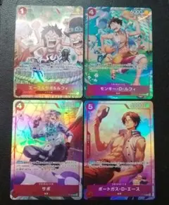 エース＆サボ＆ルフィ ルフィ サボ エース スタートデッキ プロモ