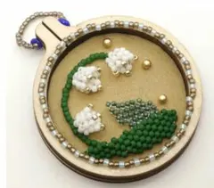 TOHO ビーズキット ジュエリーエンブロイダリーをはじめよう すずらん