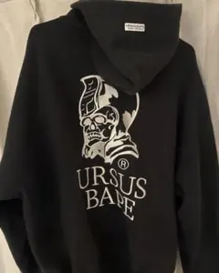 エイプジップパーカー　エイプパーカーURSUS BAPE ブラックパーカー Mのサムネイル