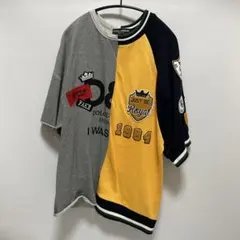 Dolce & Gabbana カラーブロック半袖スウェットTシャツ