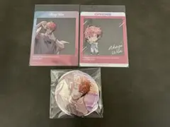 海の家 赤城ウェン 缶バッジ SNS風クリアカード ダイカットステッカー