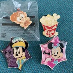 東京ディズニーランド ピンバッジ4個セット