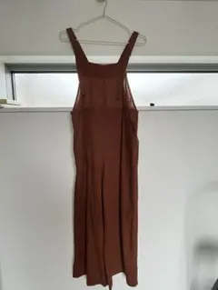Alma DESIGN ブラウン　サロペット