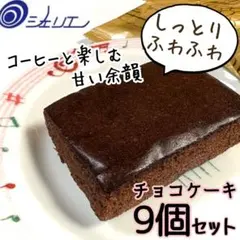 6☆コーヒーと楽しむ甘い余韻❣シェリエ　チョコレートケーキ　9個セットのサムネイル