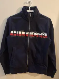 TOMMY HILFIGER ネイビー ジップアップ S