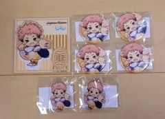 呪術廻戦　まるくじ　ちゃぽんっ！　虎杖悠　②　アクスタ　アクキー　缶バッジ