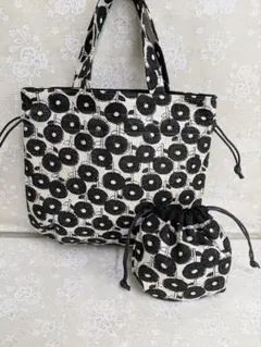 ハンドメイド　トートバッグ&巾着ポーチ