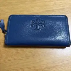 Tory Burch ネイビー レザー 長財布