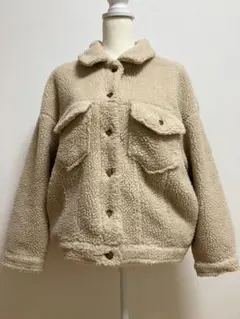 earth music & ecology ボアGジャン　アウター　ハーフコート