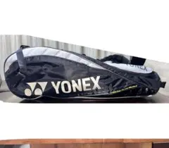 YONEX ソフトテニスバッグ 黒 ブラック シルバー 銀