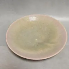 岩田藤七 直径36.5cm ギヤマン盛鉢 飾り ガラス 硝子 丸皿 インテリア