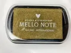 MELLO NOTE スタンプ・ステンシル ゴールド