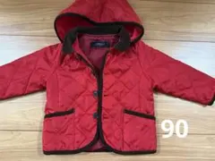 COMME CA ISM 赤 キルティングジャケット 90cm