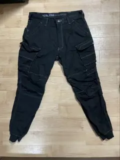 ブラックカーゴパンツ LLサイズ