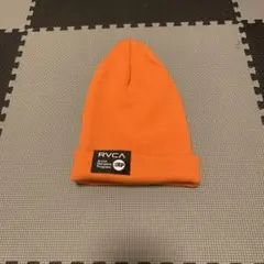 RVCA オレンジ ニット帽 アーティストプログラム
